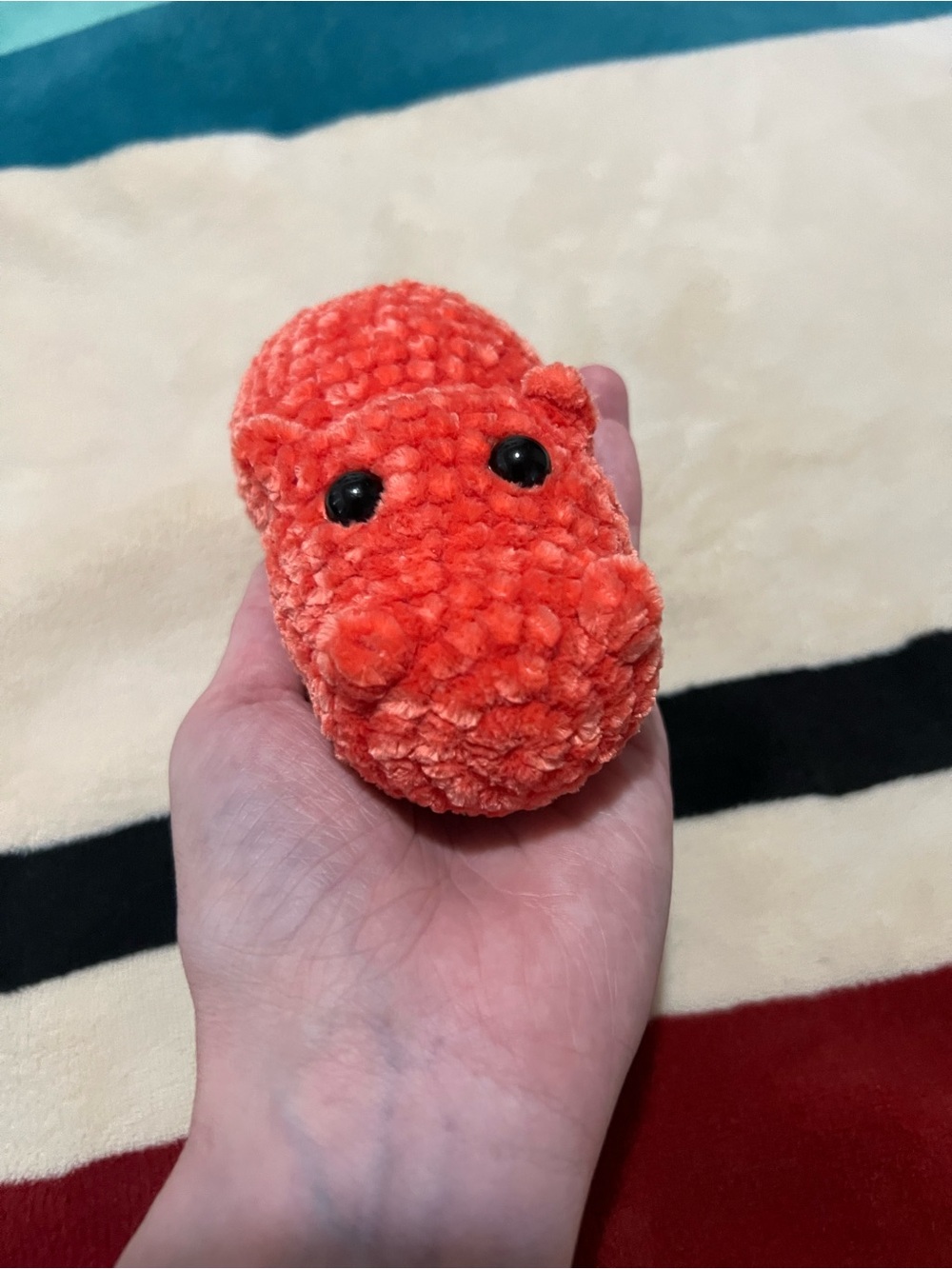 Small Plush Crocheted Hippo 🦛 - Picture 2 of 7